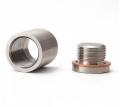 Adaptér na lambda sondu k navaření M18 x 1,5mm - nerezová ocel (dlouhý)
