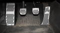 Pedály ProRacing pro BMW 1-Series E81 / E82 / E87 / E88 bez loga - manuální převodovka - stříbrné