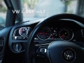Držák budíku do ventilace VW Golf 7 (12-) - 1x budík 52/60mm
