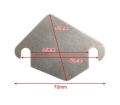 Záslepka EGR ventilu / recirkulace výfukových plynů ProRacing pro Ford C-Max / Fiesta / Fusion / Focus / Mondeo 1.4/1.6 TDCi