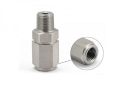 Propojovací adaptér rovný D-03 (AN3) 3/8"x24-UNF - 1/8"-NPT - samice/samec - nerezový
