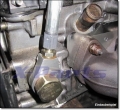 Přívodní adaptér na olej VW VR6 + R32 - přestavba na turbo