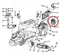 Držák motoru pravý Vibra-Technics Citroen Saxo - závodní