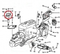 Držák motoru levý Vibra-Technics Peugeot 106 Phase 2 (96-04) - silniční