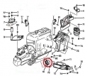 Uložení reakční vzpěry Vibra-Technics Peugeot 205 TU