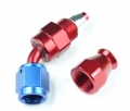 Fitinka koleno 45° D-12 (AN12) 1-1/16"x12-UNF - teflonová PTFE hadice