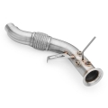 Downpipe s náhradou DPF RM Motors BMW 3-Series E90 / E91 / E92 / E93 325d/330d/xd 197-235PS M57N2 (04-10)