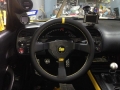 Volant OMP WRC 350mm - černý/černý - kůže