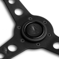 Volant Momo Prototipo Black Edition 350mm - černý/černý - kůže