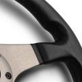 Volant Momo Tuner 350mm - černý/antracit - kůže (homologace)