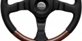 Volant Momo Dark Fighter Wood 350mm - dřevěný/černý