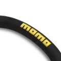 Volant Momo Trek 350mm - černý/stříbrný - kůže (homologace)