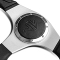 Volant Momo Millenium Sport 320mm - černý/stříbrný - kůže (homologace)