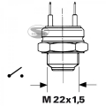 Termo spínač M22 x 1,5 - 100° - 95°C