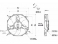 Vysoce výkonný ventilátor Spal - sací, průměr 280mm