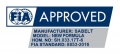 Bezpečnostní pás Sabelt New Formula 6-bodový modrý - očko (FIA homologace)