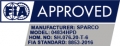 Bezpečnostní pás Sparco Martini Racing 04834HPD 6-bodový červený - karabina (FIA homologace)
