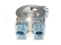 Adaptér pod olejový filtr Mocal 3/4-16UNF s termostatem - vývody 1/2-BSP
