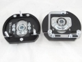 Přední horní uložení tlumičů (Pillowball Top Mounts) Silver Project BMW E39 / E46 / E9X - 3D 2way verze pro stavitelný podvozek