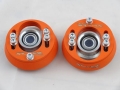 Přední horní uložení tlumičů (Pillowball Top Mounts) Silver Project VW Golf 2/3 / Jetta 2 / Corrado 53i / Passat 35i / Vento - -15mm