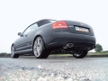 Catback výfuk Milltek Audi RS4 B7 4.2 V8 Sedan/Avant/Cabrio (06-08) - verze s rezonátory a klapkami - koncovky leštěné (homologace)
