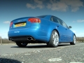 Catback výfuk Milltek Audi RS4 B7 4.2 V8 Sedan/Avant/Cabrio (06-08) - verze s rezonátory a klapkami - koncovky leštěné (homologace)