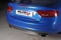 Catback výfuk Milltek Audi S5 B8 Coupe/Cabriolet 3.0 TFSI S-tronic (09-11) - verze s rezonátorem - koncovky leštěné GT (homologace)