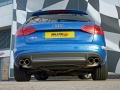 Catback výfuk Milltek Audi S4 B8 3.0 V6 Supercharged (09-12) - verze s rezonátorem - koncovky černé Oval (homologace)