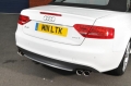 Catback výfuk Milltek Audi A5 Cabriolet 3.0 TDi DPF Quattro (09-16) - koncovky leštěné Quad