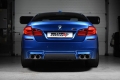 Catback výfuk Milltek BMW 5-Series F10 M5 sedan M TwinPower Turbo V8 (11-16) - koncovky černé (homologace)