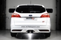 Catback výfuk Milltek Ford Focus Mk3 ST 2.0 EcoBoost kombi/sedan/limousine (12-) - verze bez rezonátoru - koncovky titanové