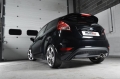 Catback výfuk Milltek Ford Fiesta Mk6 ST180 / ST200 1.6T EcoBoost (13-17) - verze s rezonátorem - koncovka černá (homologace)