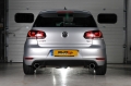 Turboback výfuk Milltek VW Golf 6 GTi 2.0 TFSI 210PS (09-13) - závodní verze - koncovky černé