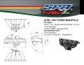 Výfukové svody SPA Turbo Škoda Octavia 1.8T 20V - T3 + WG 38mm