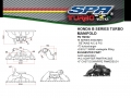 Výfukové svody SPA Turbo Honda Civic / CRX 1.6 16V B-series - T3 0.50 + WG 35/38mm