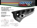 Výfukové svody SPA Turbo VW Jetta 5 2.5 I5 20V FSI - T3 / T3/T4 + WG 35/38mm