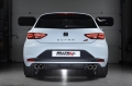 Catback výfuk Milltek Seat Leon 5F Cupra 280/290 2.0 TSI (14-) - verze s rezonátorem - koncovky černé Quad (homologace)