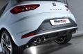 Catback výfuk Milltek Seat Leon 5F Cupra 280/290 2.0 TSI (14-) - verze s rezonátorem - koncovky leštěné Quad (homologace)