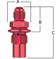 Odvětrávací ventil do nádrže D-08 (3/4"x16-UNF) s vývodem na D-06 (9/16"x18-UNF)