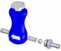 Manuální regulátor plnícího tlaku (MBC) Turbosmart Boost Tee (ball-spring)