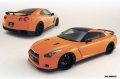 Karbonové boční prahy s nástavci Knight Racer Nissan GT-R R35 (08-) - Zele style