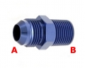 Redukční fitinka D-08 (AN8) 3/4x16-UNF - 1/4-NPT