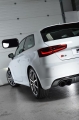 Turboback výfuk Milltek Audi S3 8V 2.0 TFSI Quattro 3-dv. (13-) - verze s rezonátorem - koncovky černé GT