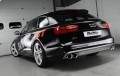 Catback výfuk Milltek Audi S6 C7 4.0 TFSI Quattro (12-) - verze bez rezonátoru s klapkami - koncovky černé