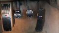 Pedály ProRacing pro BMW 5-Series E34 / E39 / E60 / E61 s logem M technik - manuální převodovka - černé