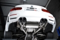 Catback výfuk Milltek BMW 3-Series F80 M3 sedan (14-) - závodní verze - koncovky černé