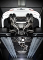 Catback výfuk Milltek BMW 3-Series F80 M3 sedan (14-) - závodní verze - koncovky leštěné