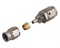 Zakončovací adaptér rovný D-03 (AN3) 3/8"x24-UNF na hadici D-03 (AN3) - samice - nerezový