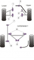 Silentbloky Powerflex Caterham 7 (DeDion Without Watts Linkage) Small Upper Wishbone Front Bush (2)
