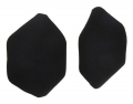 Závodní sedačka ProRacing RS7701B skořepinová pevná černá + bederní opěrky